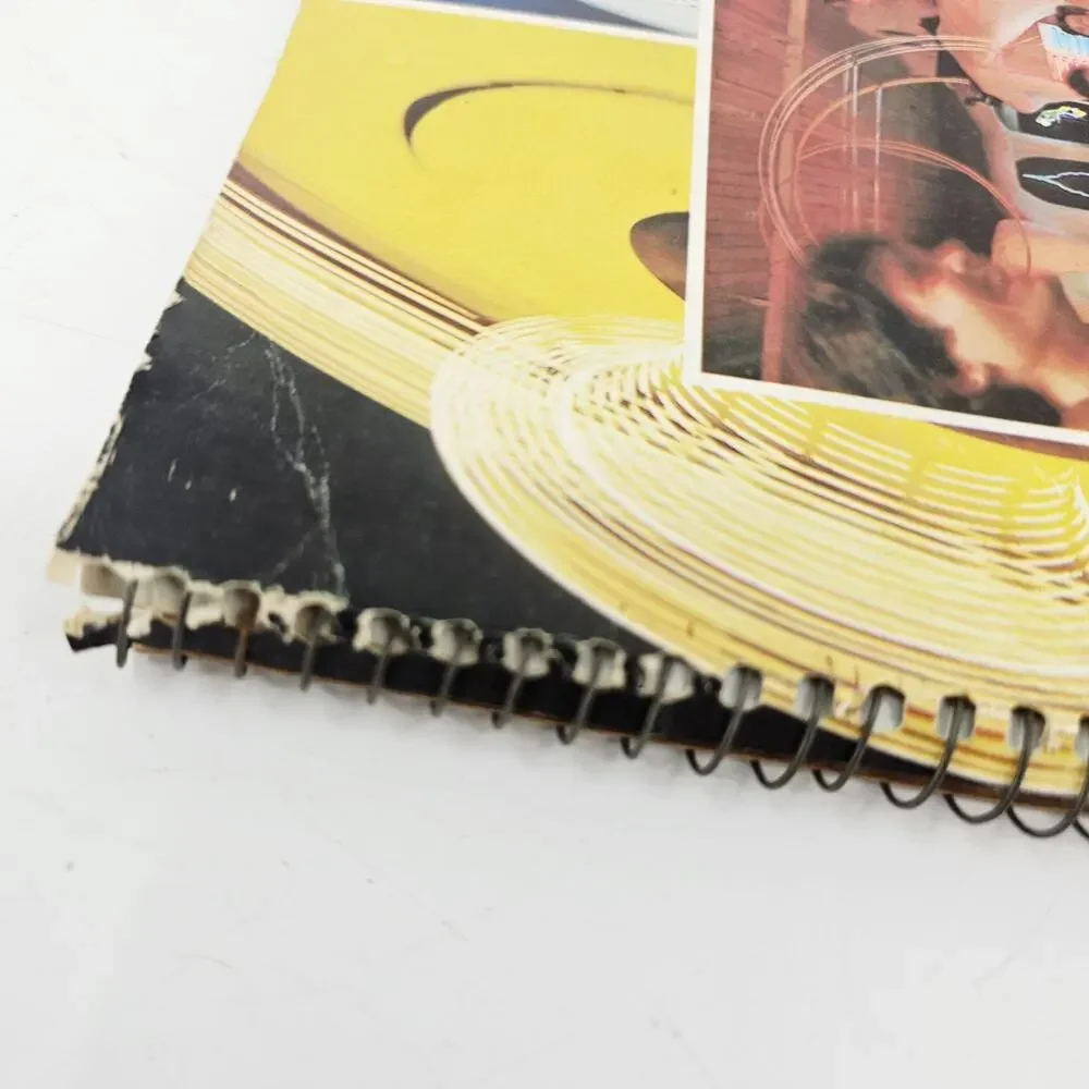 Vintage 1970's Rock & Rollin’ Spiral Ferris Wheel Theme Notebook By Norcom